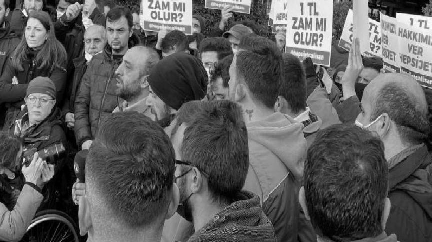 HepsiJet çalışanlarından zam protestosu