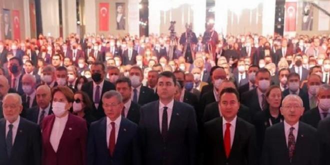 6 muhalefet partisi lideri bir araya geldi