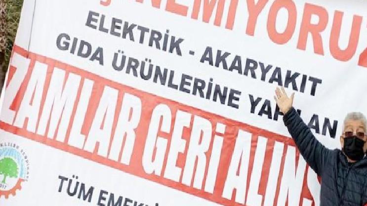 Emeklilerden eylem: Zamları geri alın