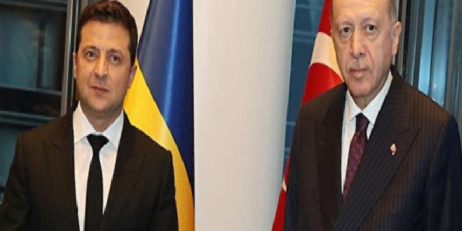 Erdoğan, Ukrayna Cumhurbaşkanı Zelenskiy ile telefonda görüştü